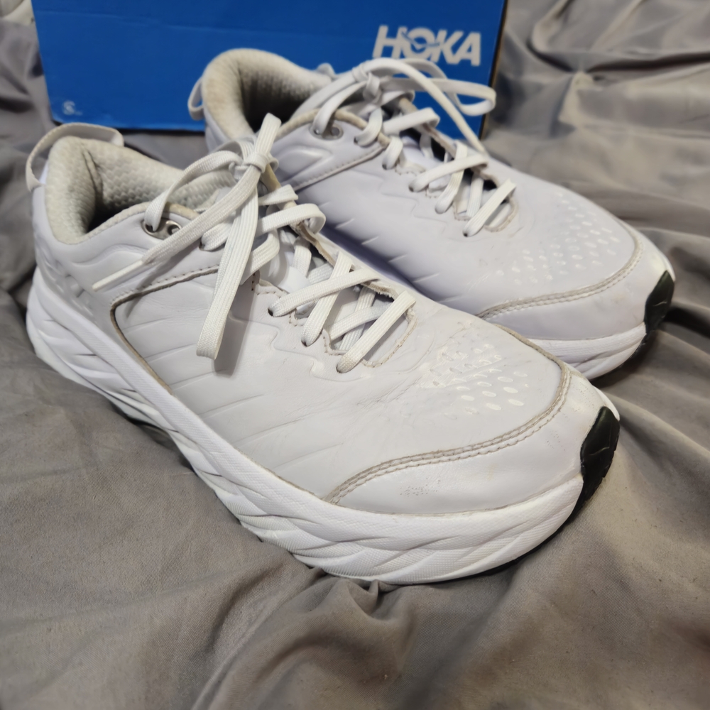 Hoka Bondi SR White 8.5 Wide